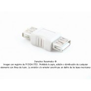 Adaptador USB hembra A a USB hembra A